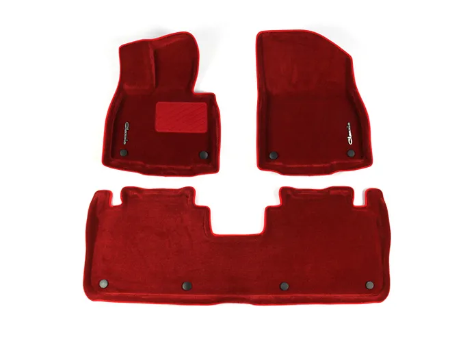 Gluebar Premium Car Floor Carpet（Red）