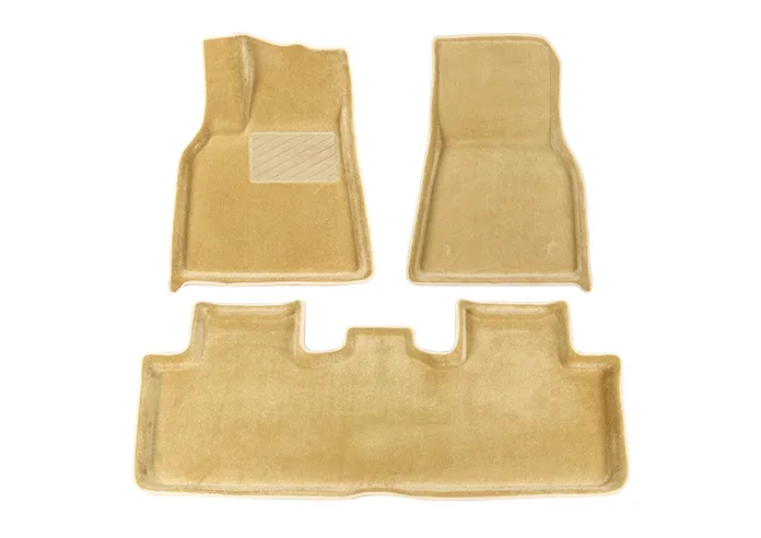 Gluebar Premium Car Floor Carpet（Yellow）