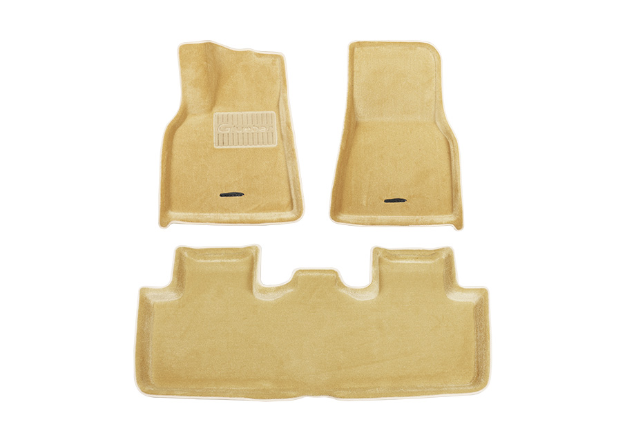 BMW 2 Series Premium Car Floor Carpet (Yellow)