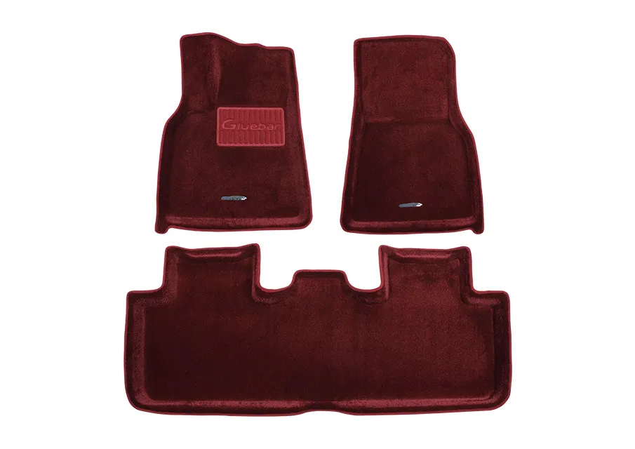 Gluebar Premium Car Floor Carpet（Red）