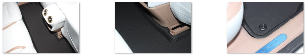 Car floor mats that are resistant to ice and snow and prevent slipping