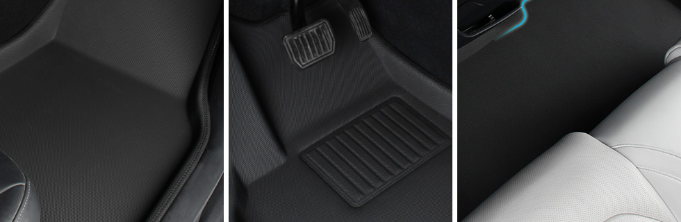 SUV floor mats with high edge mudguards - luxury sedan floor mats with soundproof layer - commercial vehicle floor mats are thick and easy to clean