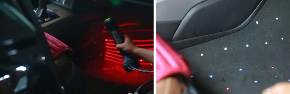3D scanning car floor mat test