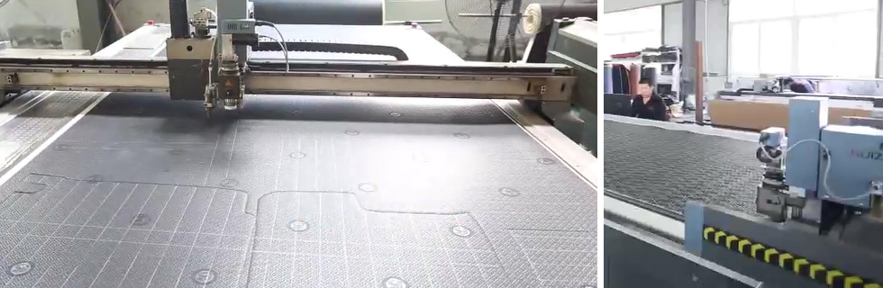 The image of a machine pressing down on a foot pad