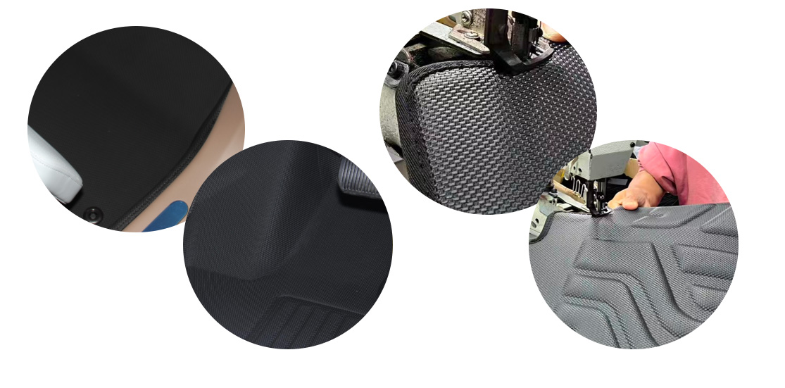 TPE material, inspection of the edge of the foot pad