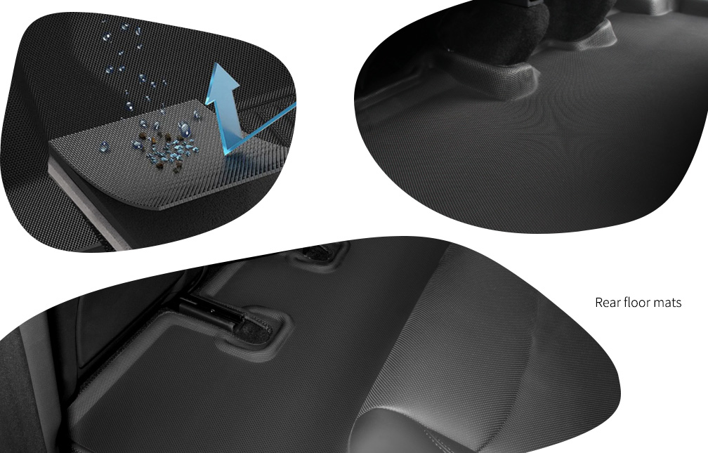 The coordination and texture of the interior decoration of car floor mats
