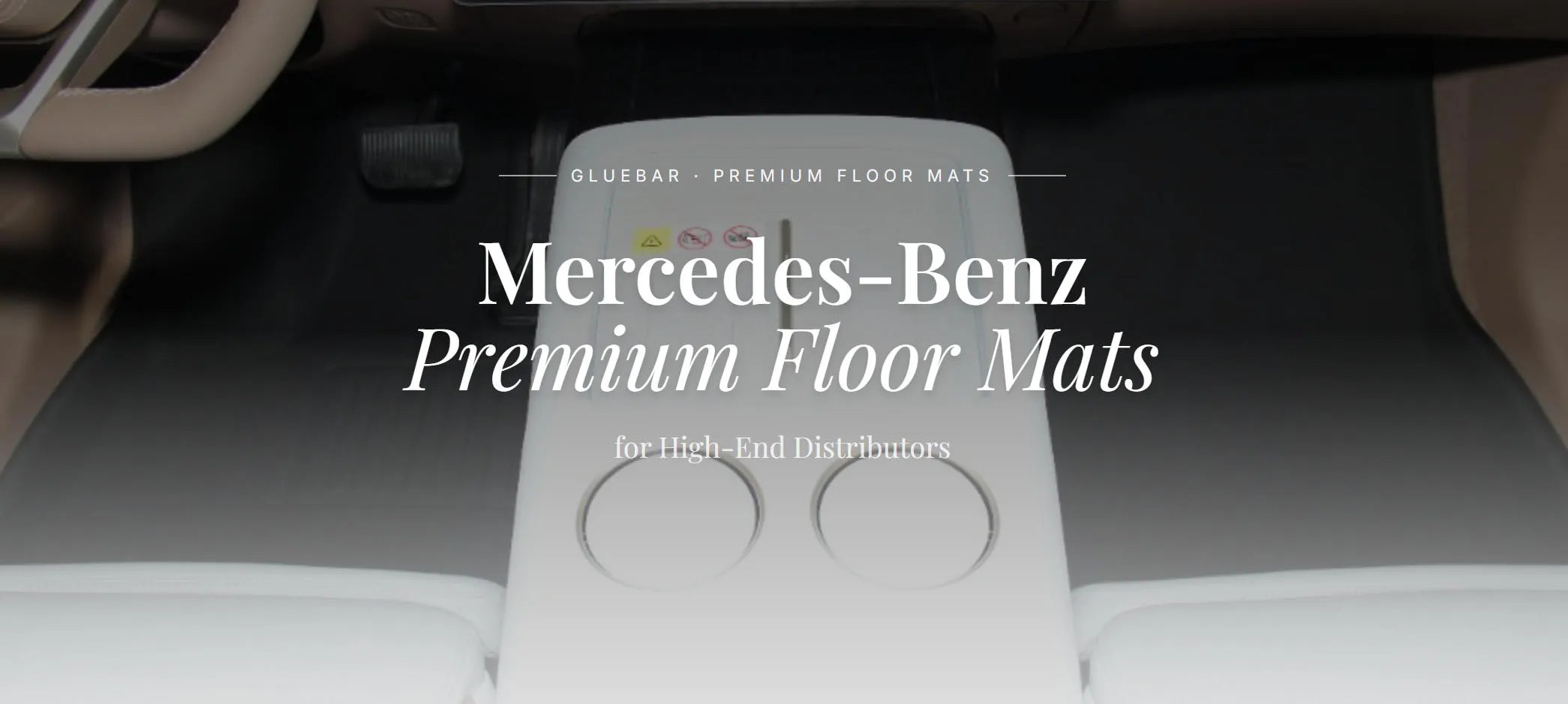Mercedes-Benz premium TPE car floor mats for luxury interior protection