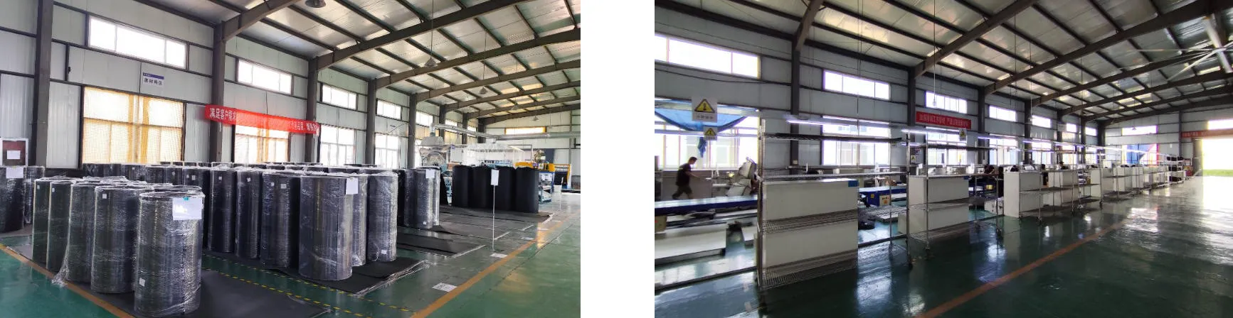Gluebar factory production line for precise Mercedes-Benz car mat molds