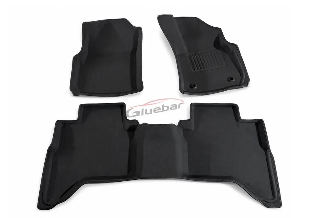 Gluebar TPE Car Floor Mat for Toyota Hilux REVO 4D AT 2015–2025 (RHD)