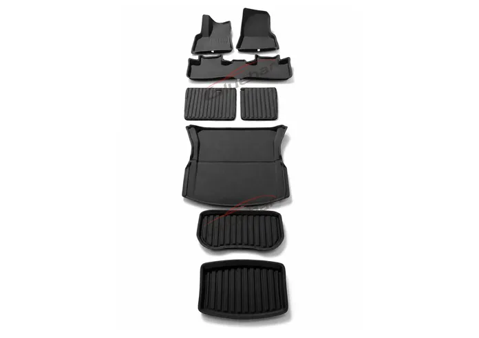 2025 Tesla Model 3 Full Set TPE Floor Mats