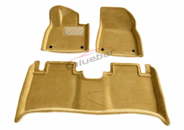2024 Zeekr 001 5-Seater Custom Fit Gold-Tone Carpet Floor Mats (LHD)