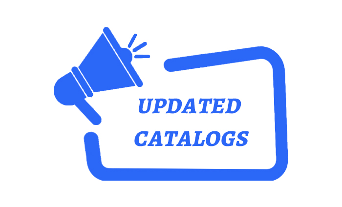 Updated Catalogs