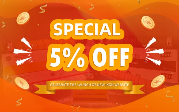 Special 5% discount to celebrate the launch of new IKON website
