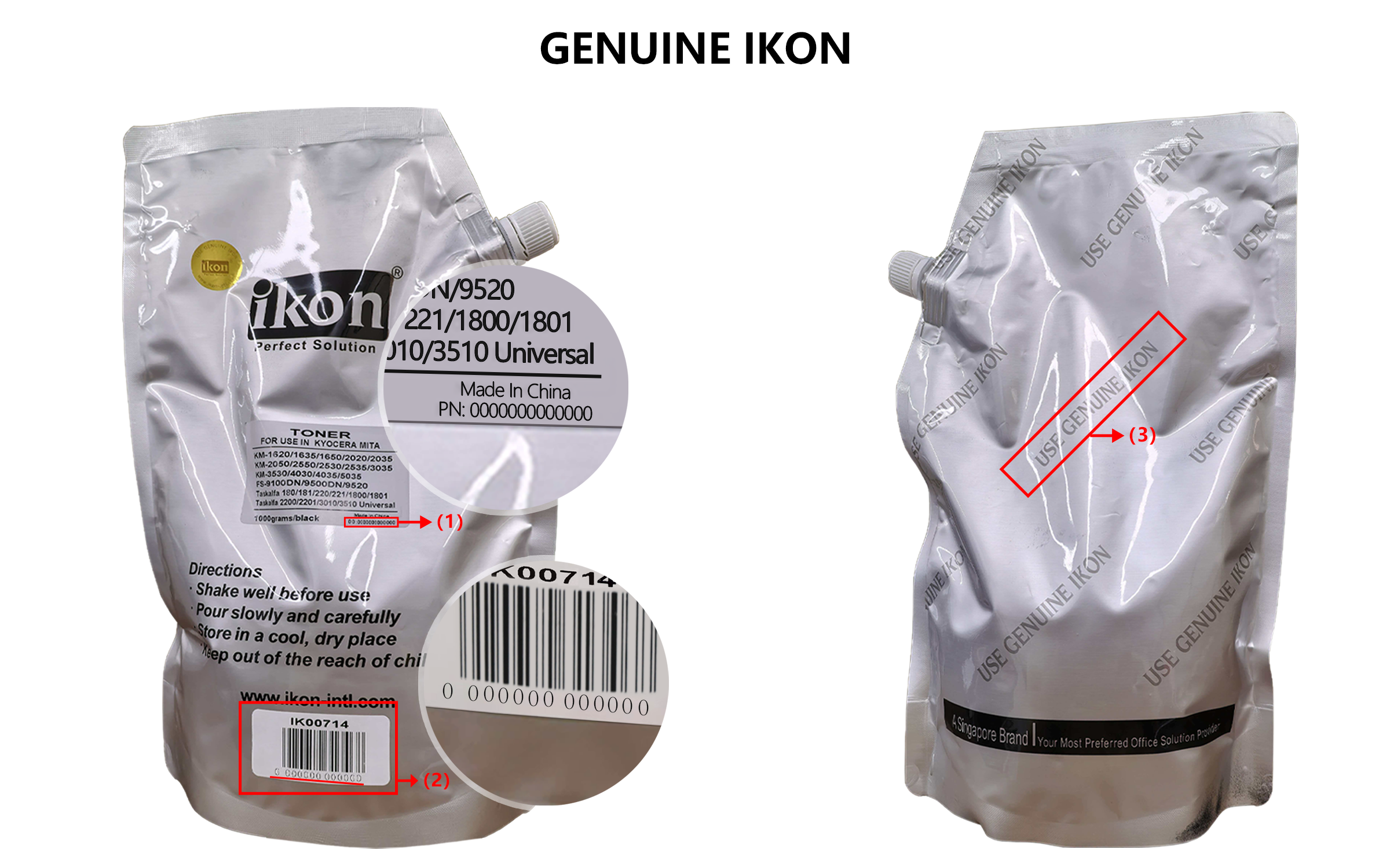 FAKE IKON PRODUCTS CIRCULATING IN THE MARKET