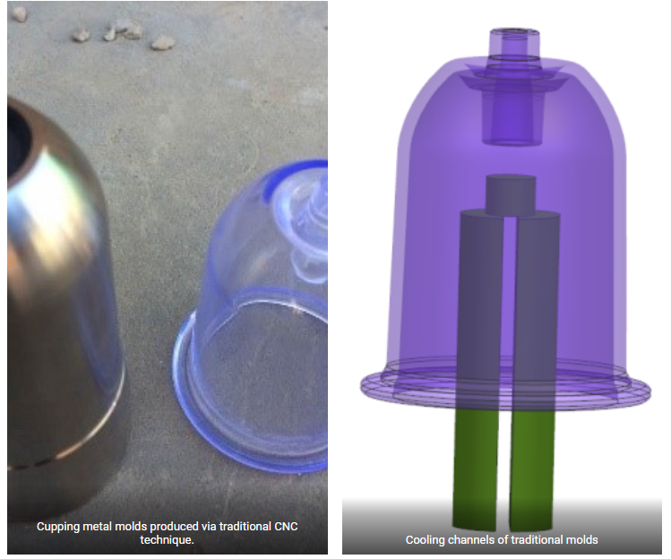EP-M250 SLM 3D Printer Produced the Cupping Injection Molds EP-M250 SLM 3D Printer Produced the Cupping Injection Molds
