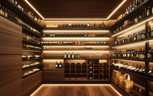 Luxury Wine Cellar Lighting
