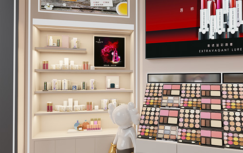 Beauty Boutique Display Lighting