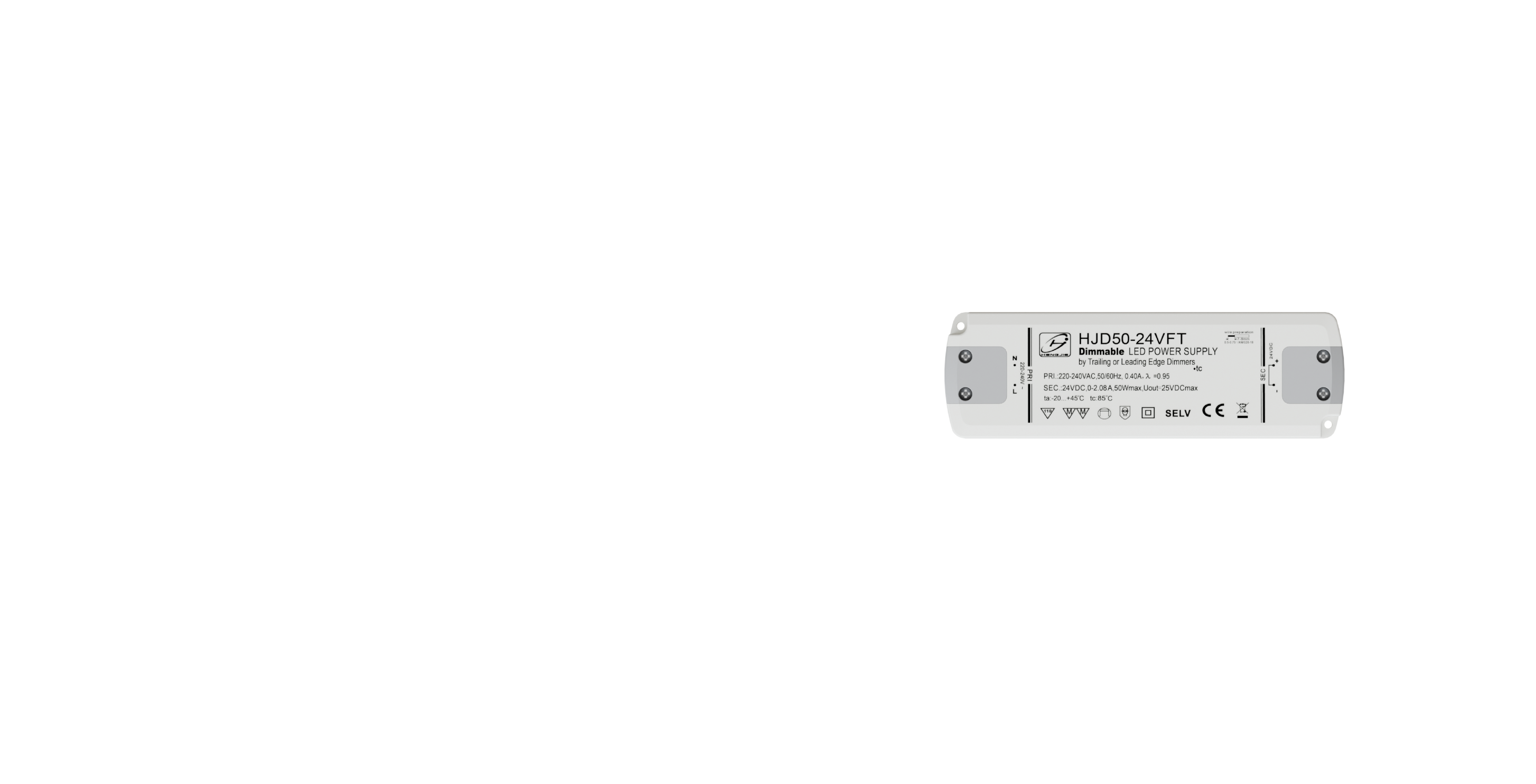 PHASE CUT DIMMING CONSTANT VOLTAGE OUTPUT