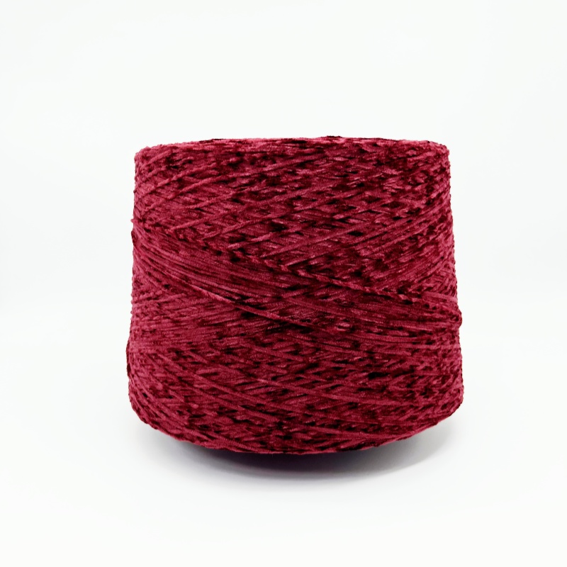 2.5NM chenille yarn dyed for upholstery fabric