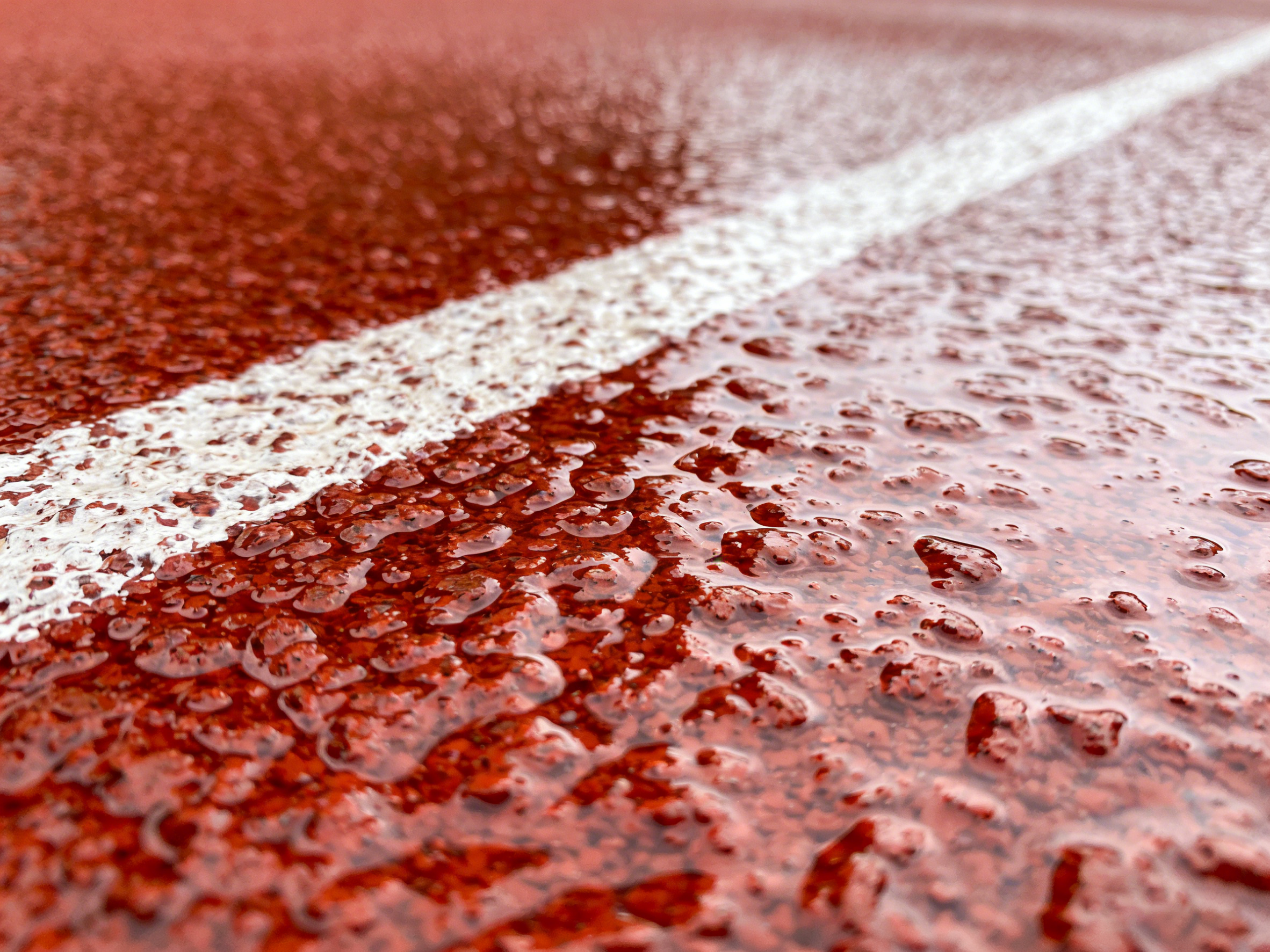 EPDM Running Track Wet Anti‑Slip Surface Close‑Up