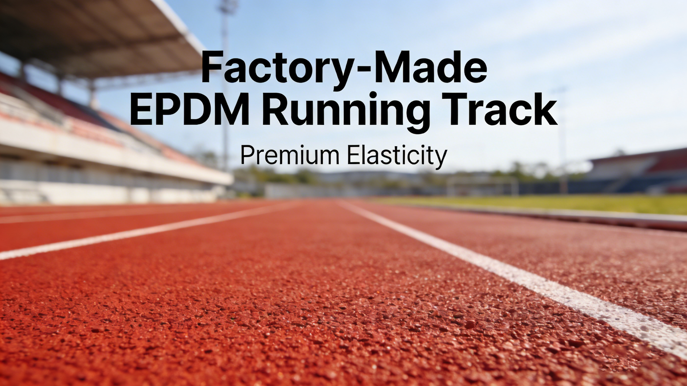 Premium EPDM Running Track: Superior Elasticity, Rain-Ready Anti-Slip & Zero Water Accumulation