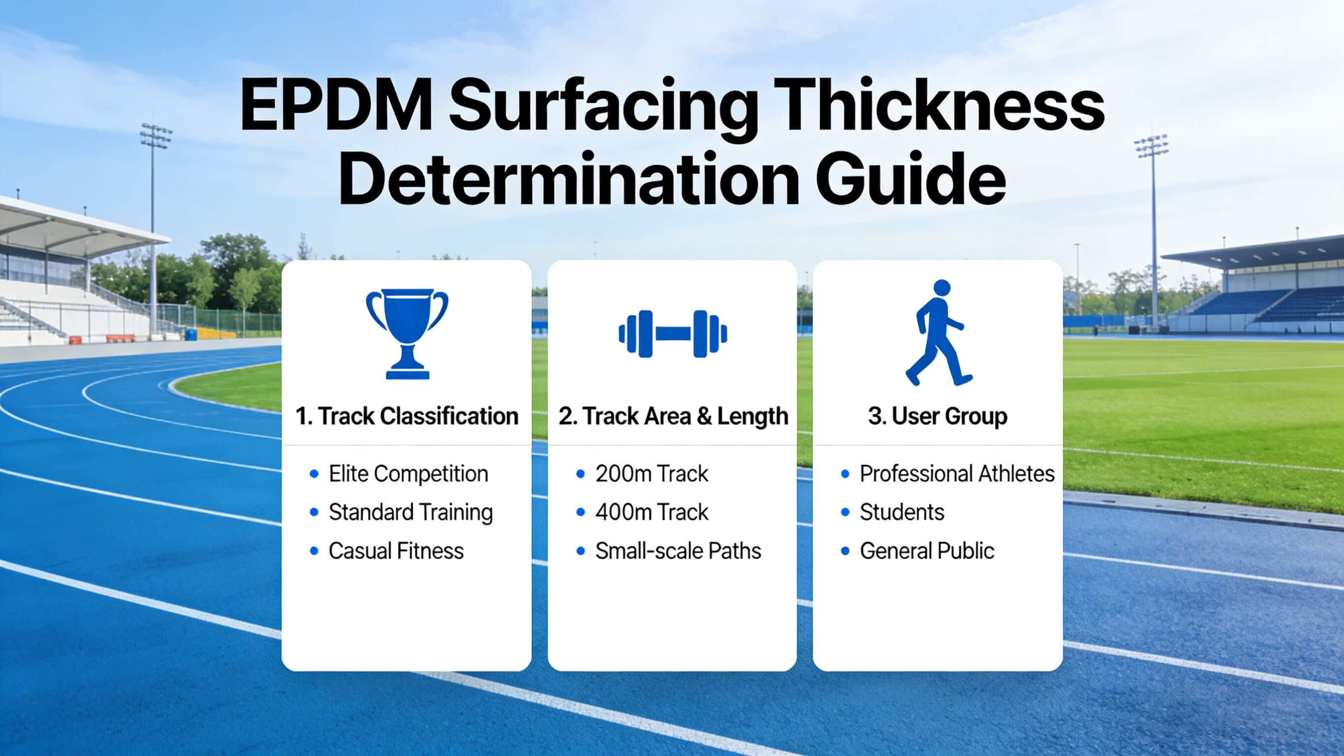 Selecting the Ideal EPDM Rubber Granule Thickness for Running Tracks: A Complete Guide