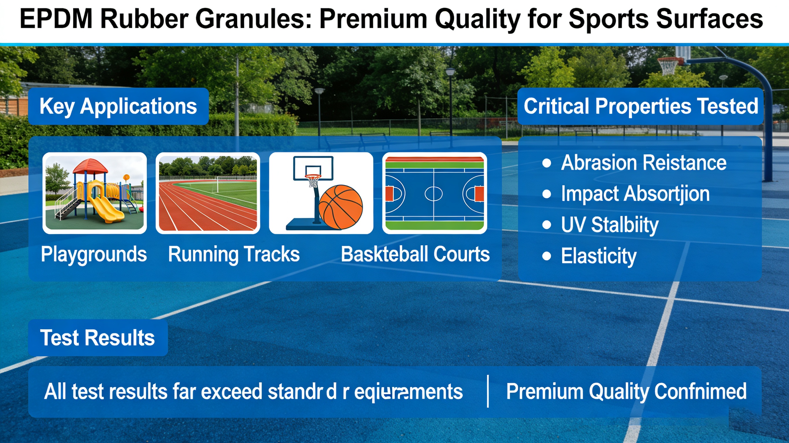 EPDM Rubber Granules Quality Test Report: Superior Performance Meets Strict Standards