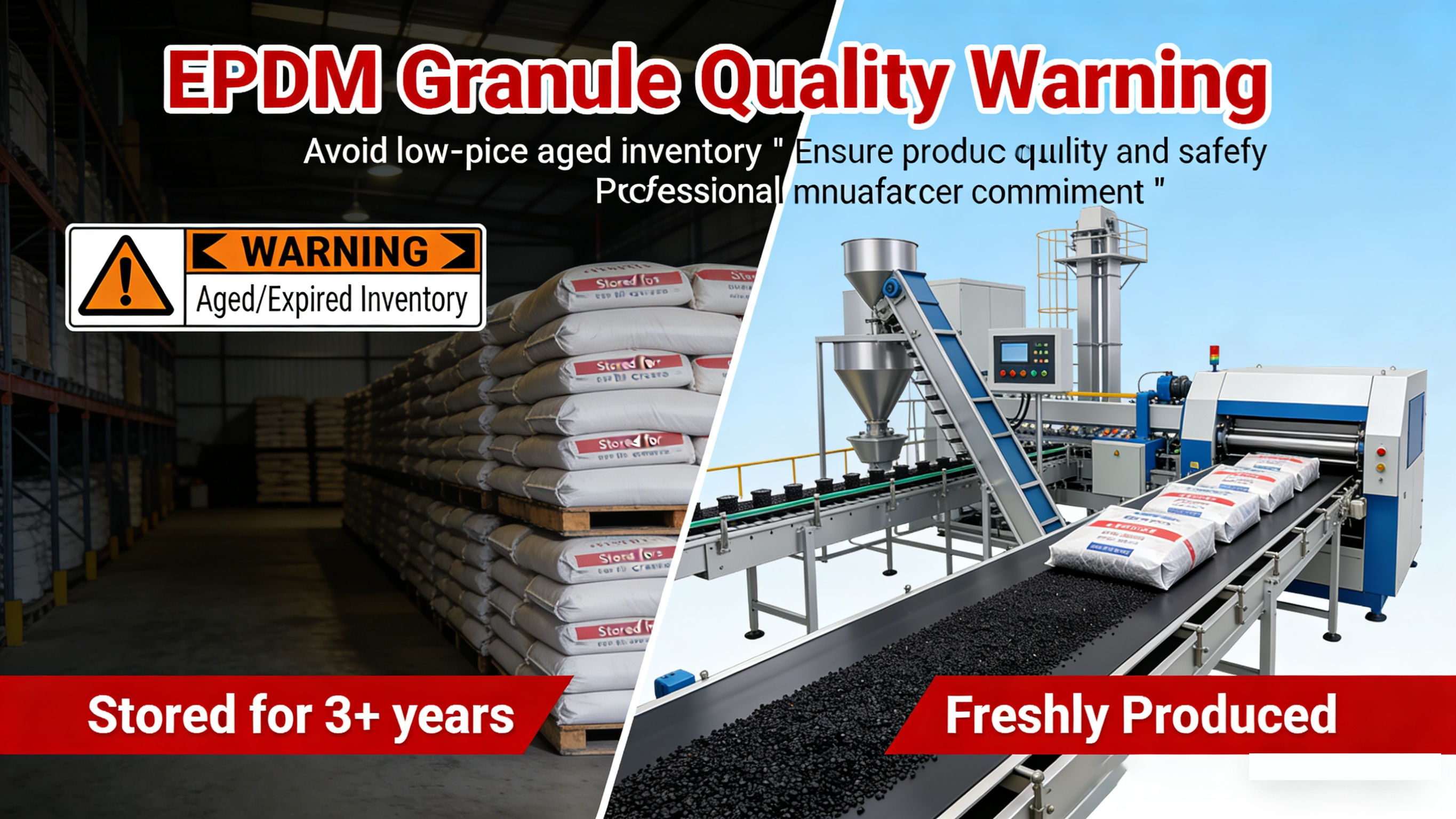The Hidden Dangers of Using Long-Stored EPDM Granules for Running Tracks