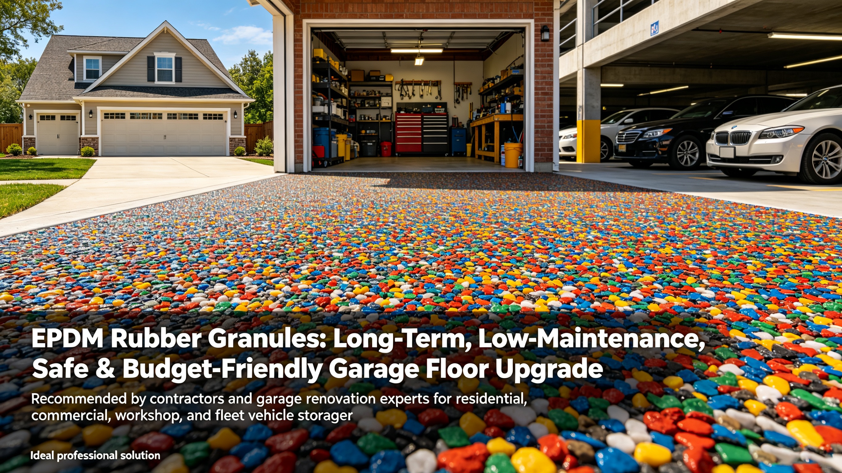 Top Benefits of Installing EPDM Rubber Granules for Garage Flooring