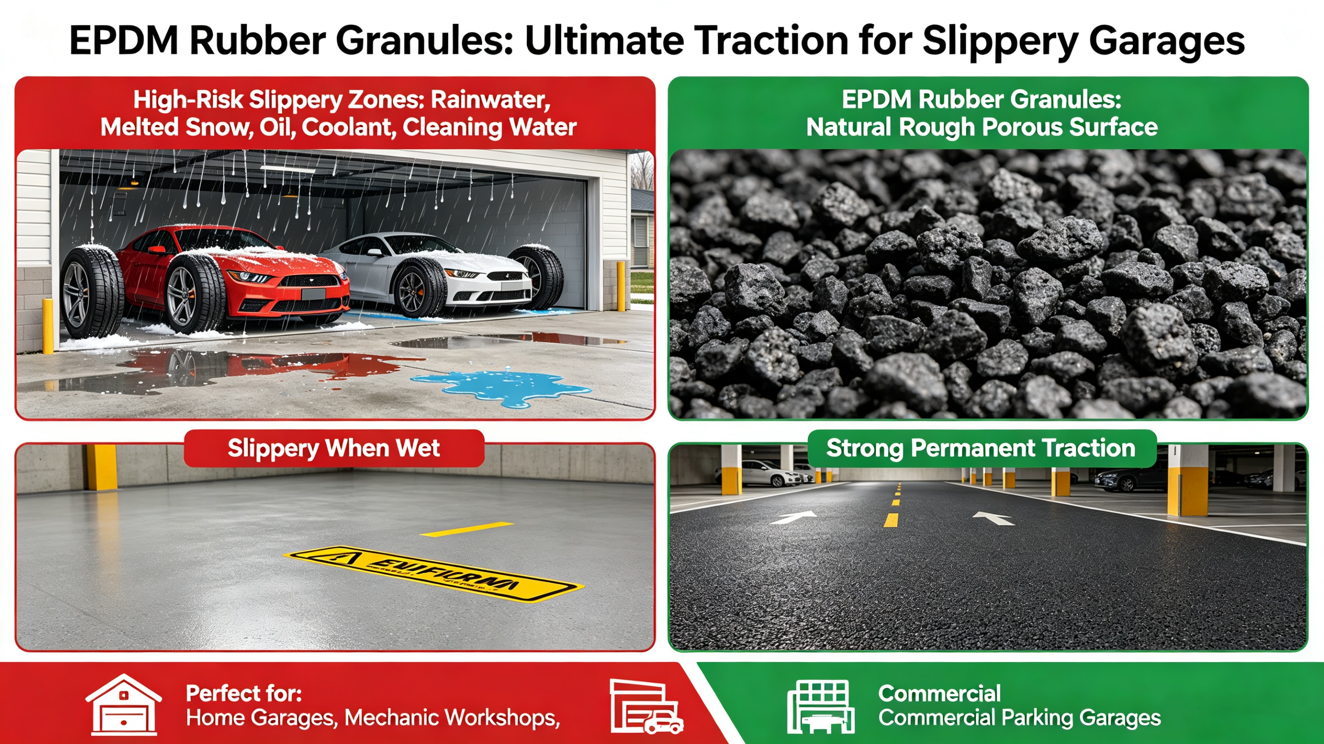 Where Can You Install EPDM Granules in Garages?