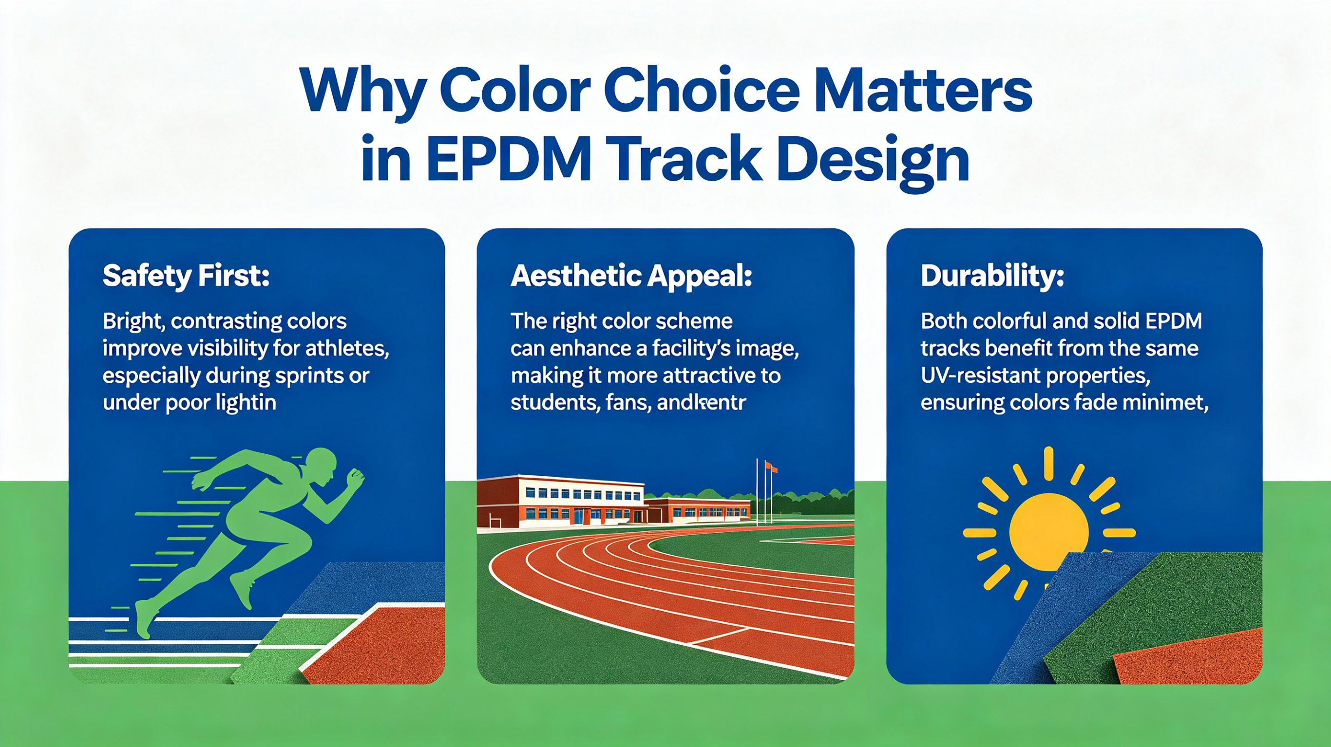 Why Color Choice Matters in EPDM Track Design