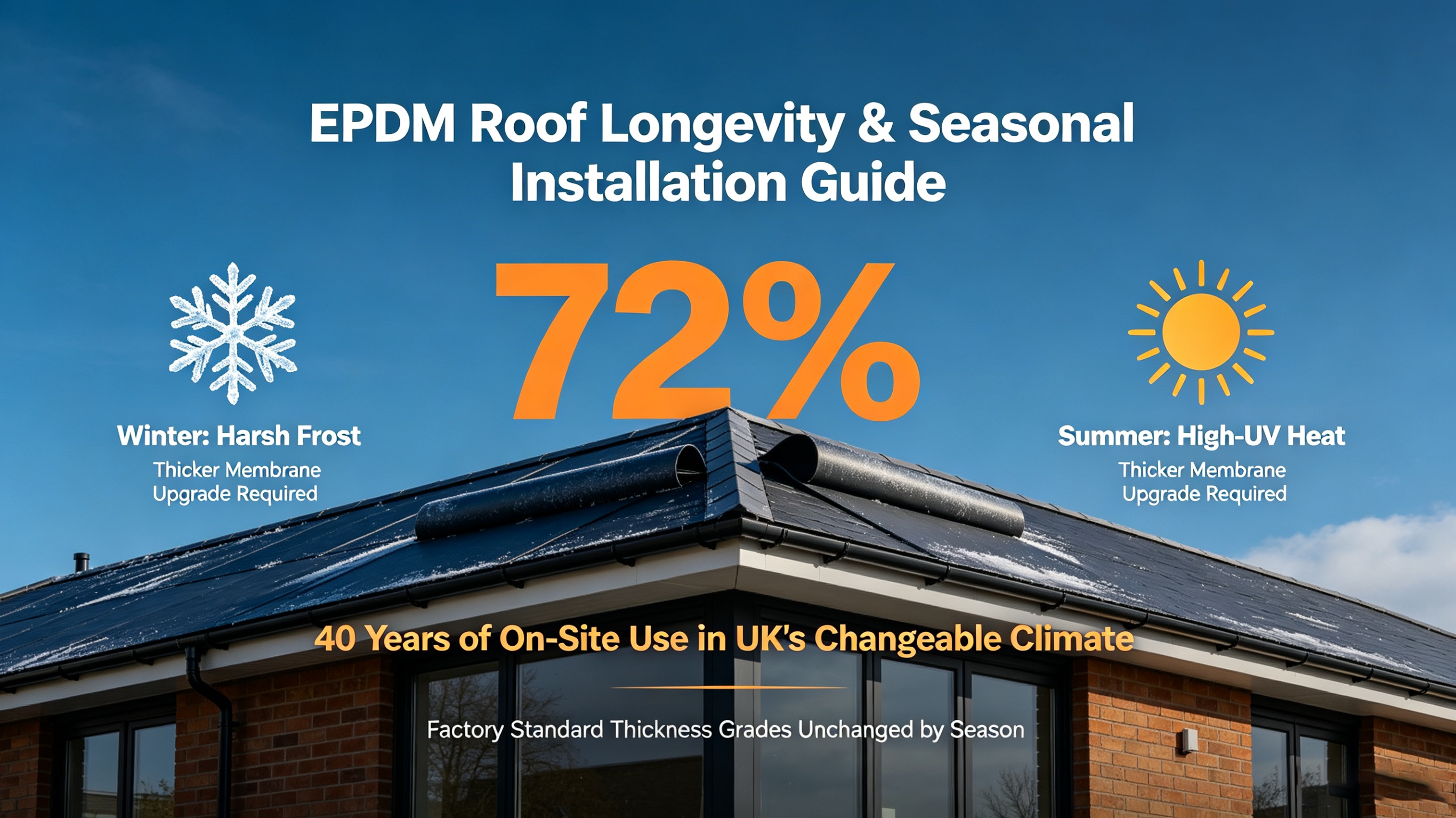 Do You Need Different EPDM Roof for Summer vs Winter UK Installation?