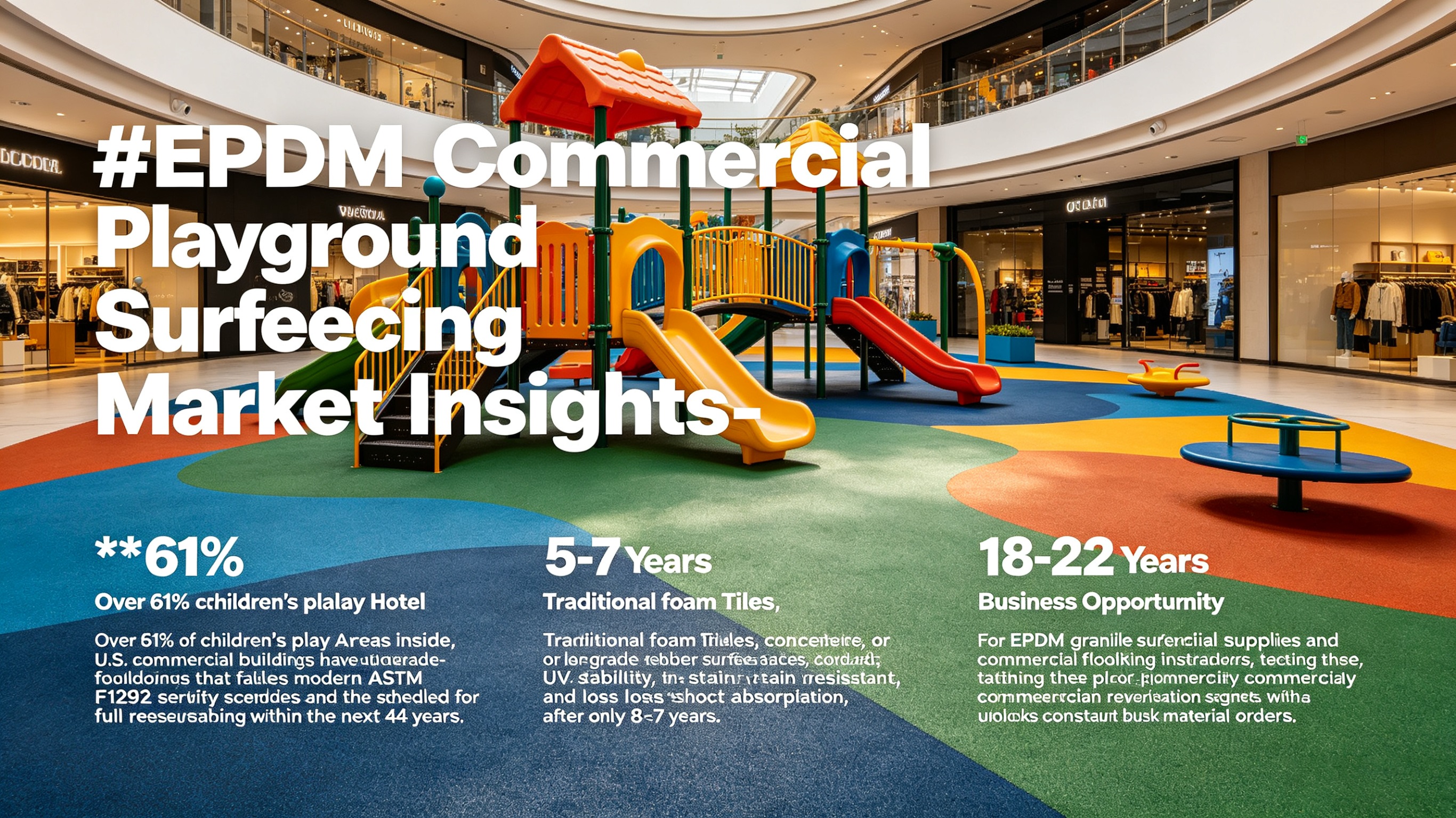 Which US Commercial Buildings’ Kids Play Zones Need EPDM Rubber Granule Flooring