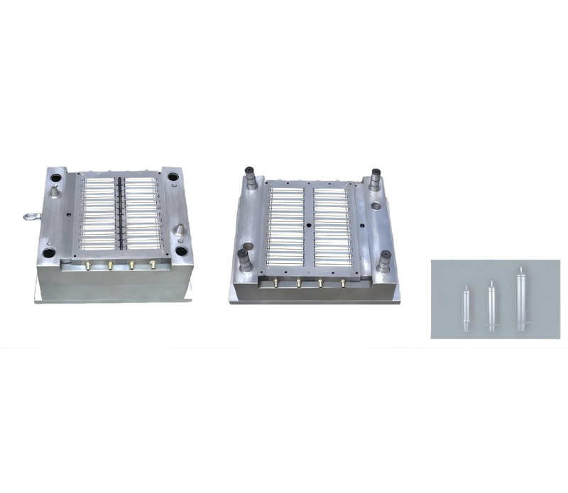 3-Part Syringe Plunger Mold